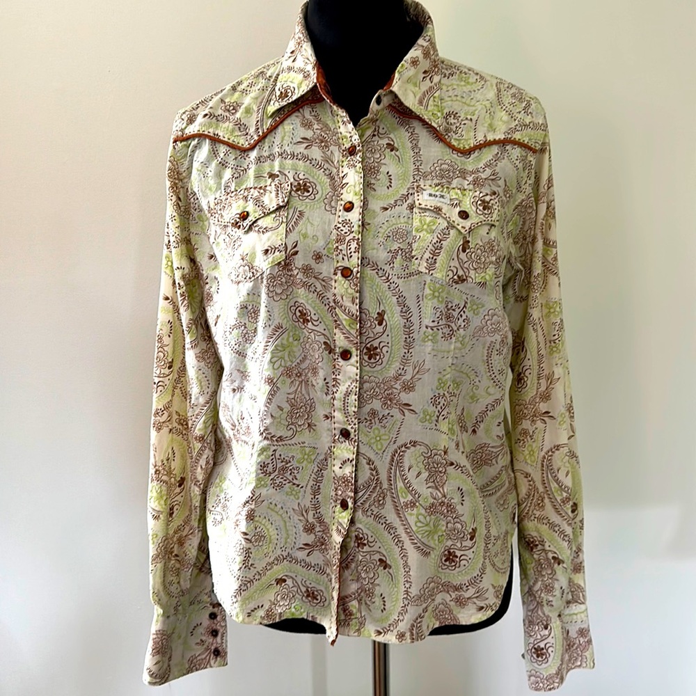 Wrangler 20X Vintage Long Sleeve Button Down